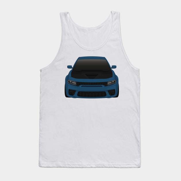 Charger Widebody Frostbite + black hood Tank Top by VENZ0LIC